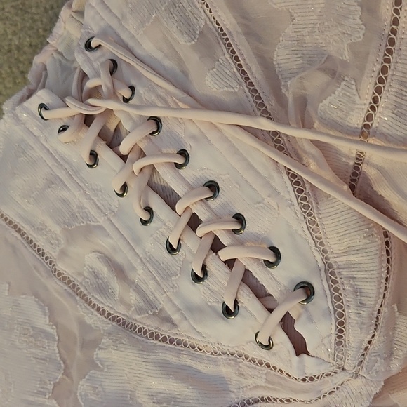 house of CB Blush pink seren maxi dress - Picture 10 of 11